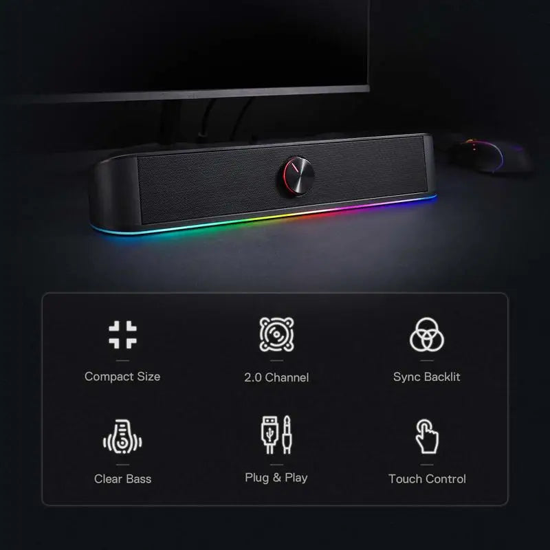Lightning Bar 2.0 Audio-Light Sync with Display